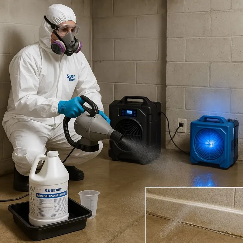 Sanitization and Odor Removal process in Fairview, PA
