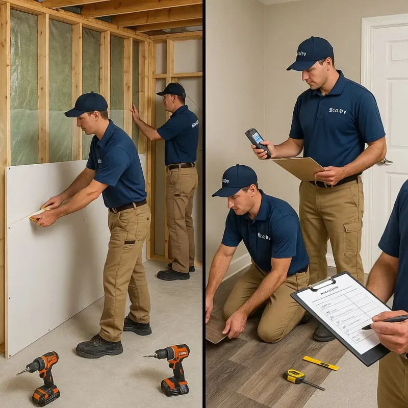 Repairs and Reconstruction process in Fairview, PA